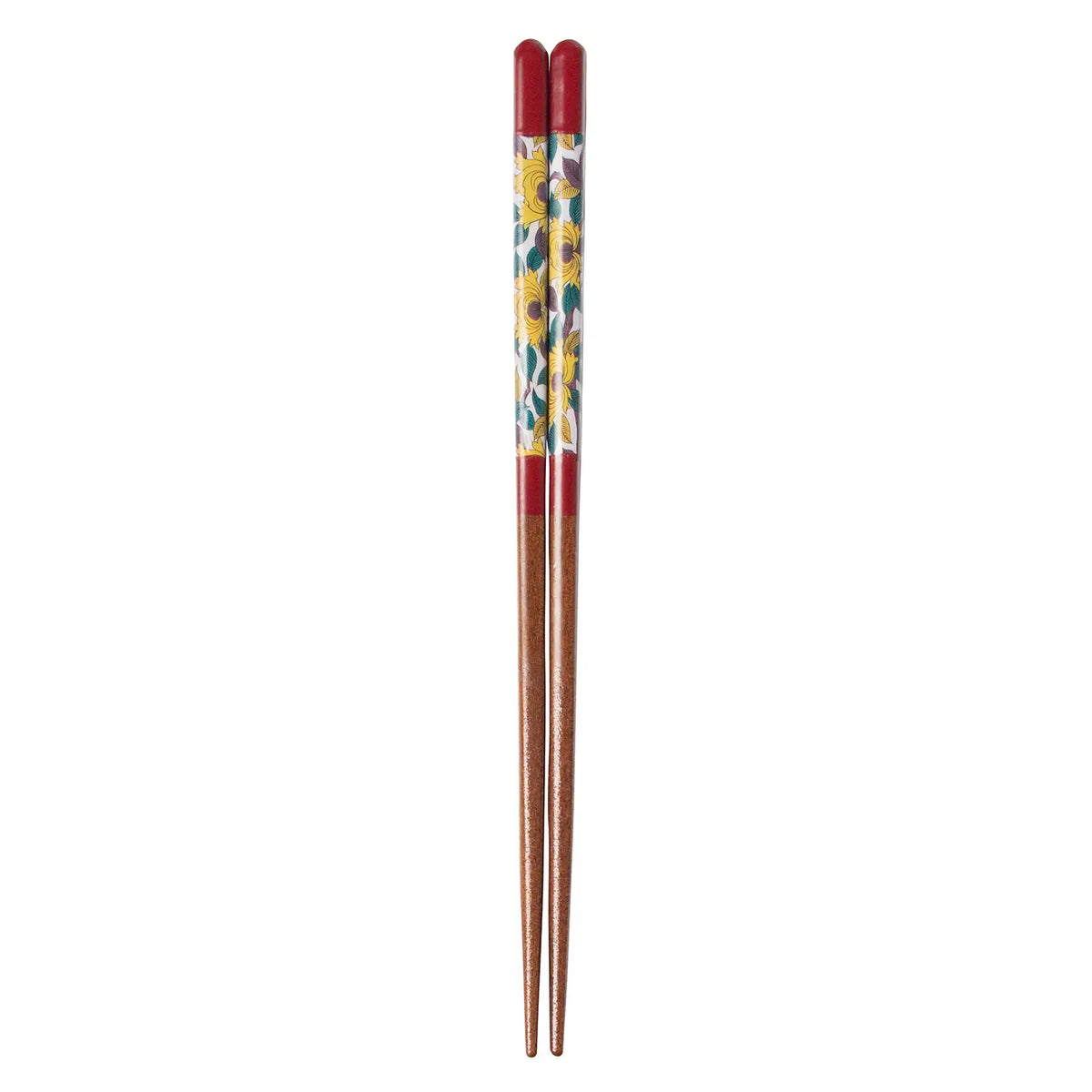 SEIKOU Wakasa Lacquered Natural Wood Chopsticks 21cm Red Iroebotan