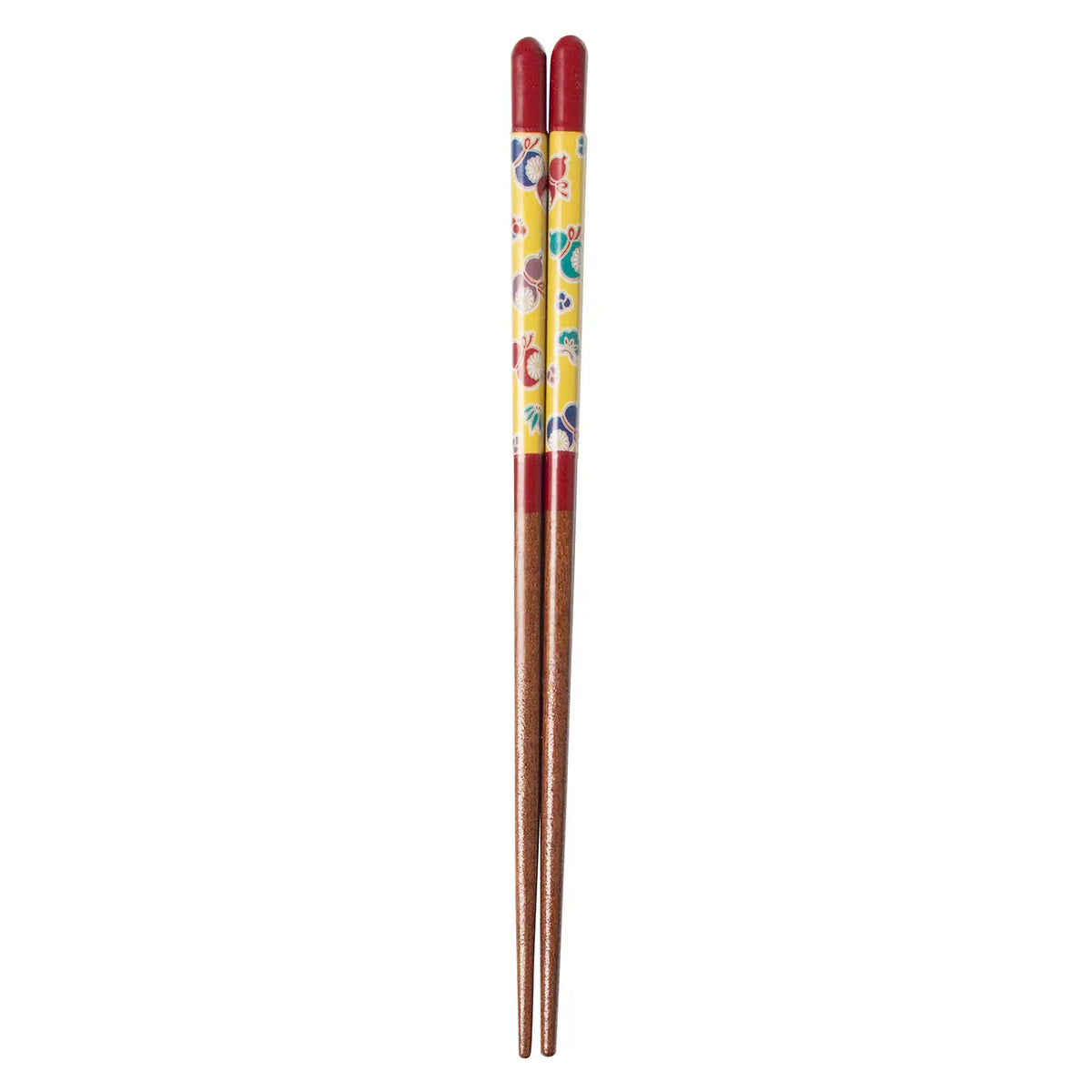 SEIKOU Wakasa Lacquered Natural Wood Chopsticks 21cm Red Mubyou