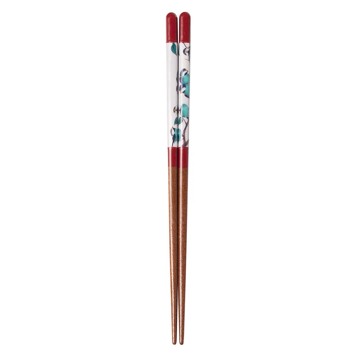 SEIKOU Wakasa Lacquered Natural Wood Chopsticks 21cm Red Yamagara