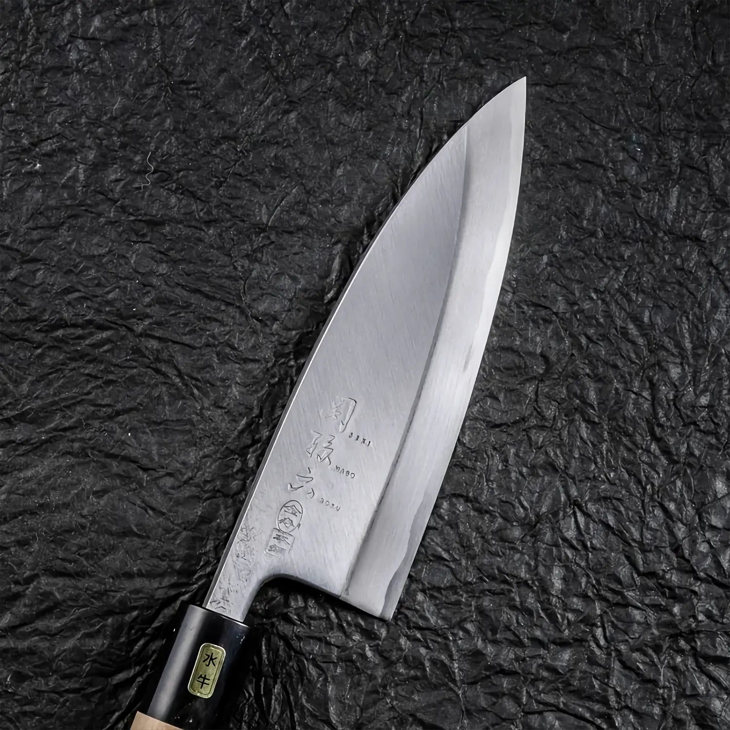 Seki Magoroku Kinju Honhagane Steel Deba Knife