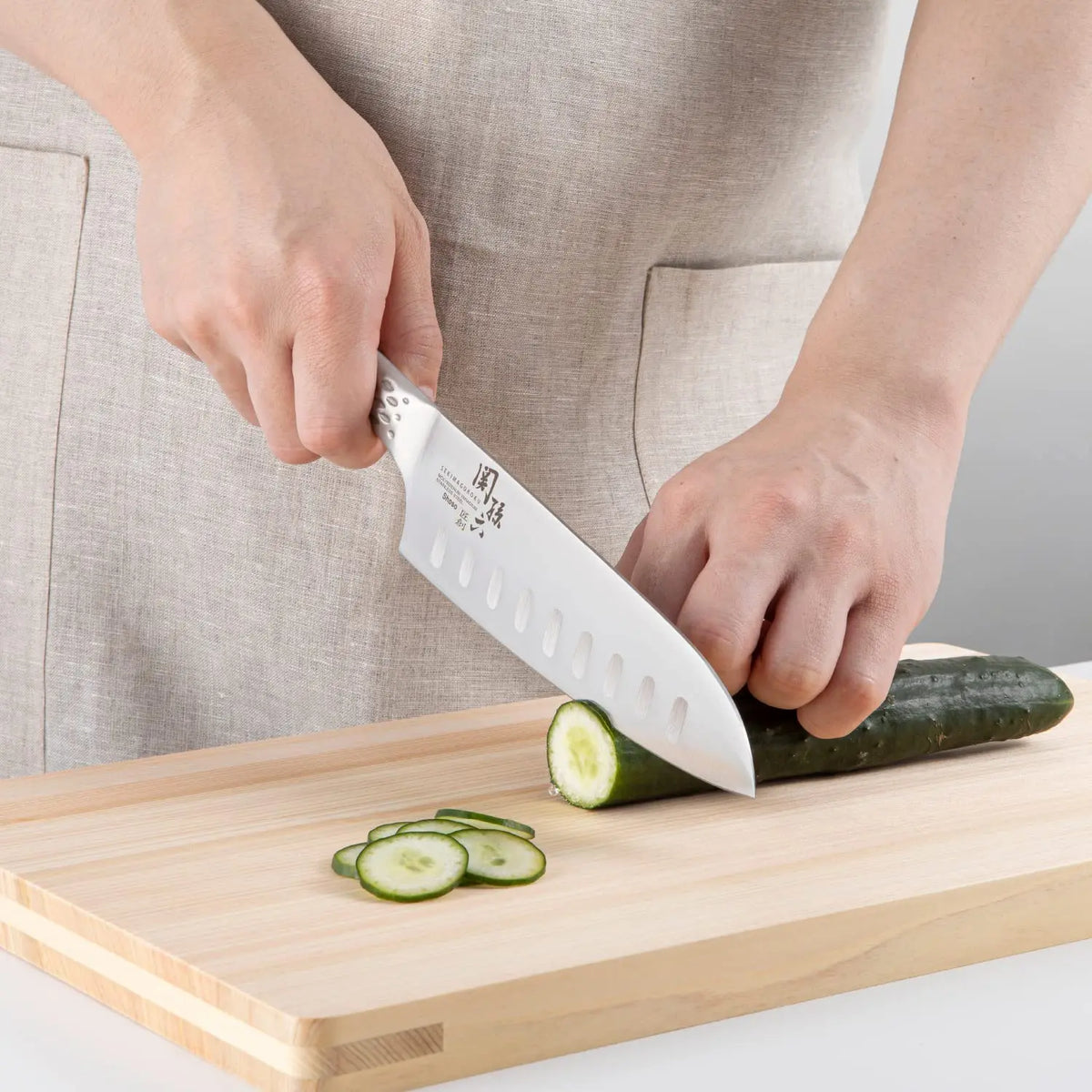 Set de 4 couteaux Kai Seki magoroku Serie AOFUJI chef santoku Japon - Osaka  Tools