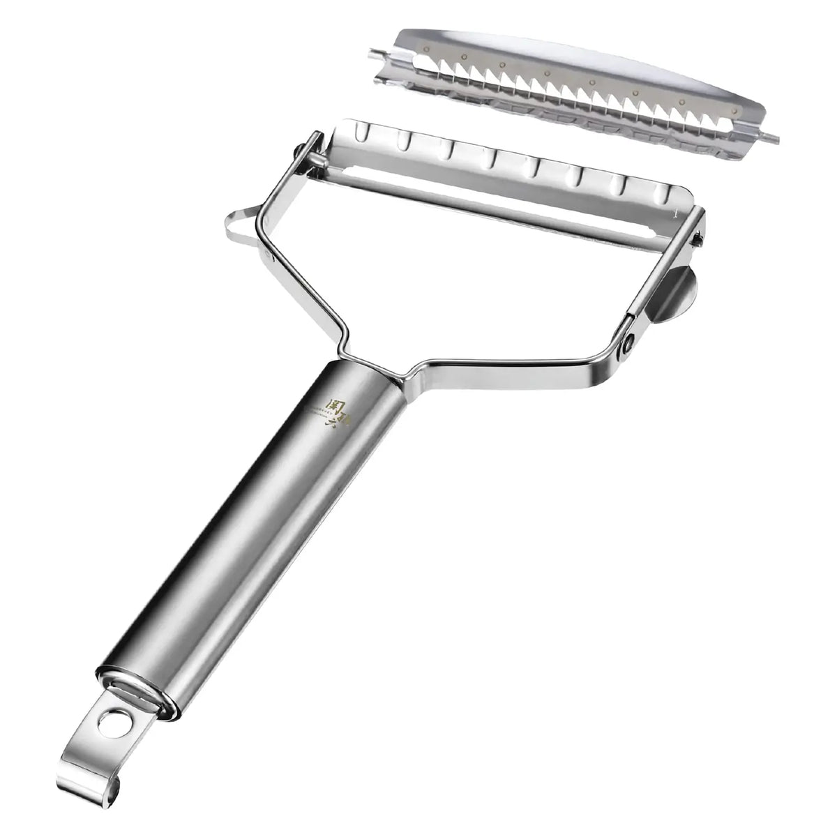 1pc Stainless Steel Vegetable Peeler With Pp Handle, Peeler For