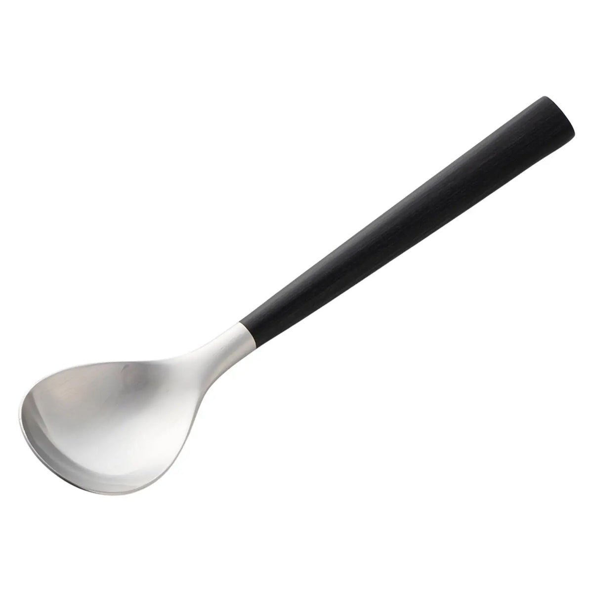 Sori Yanagi Black Handle Dessert Spoon 18cm