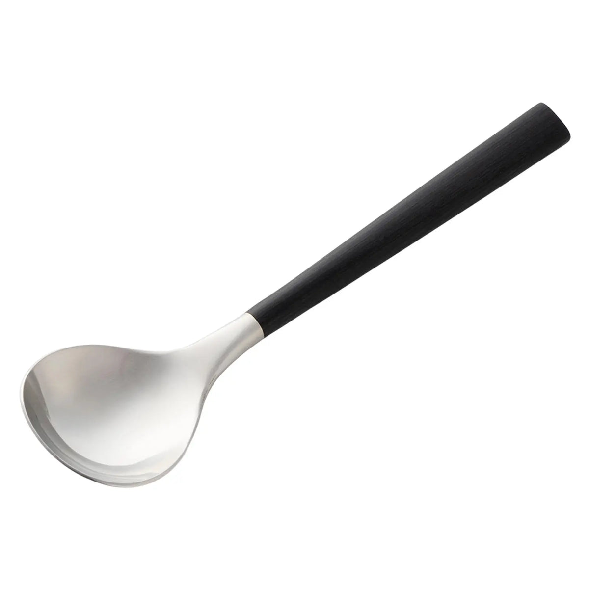 Sori Yanagi Black Handle Soup Spoon 17.9cm