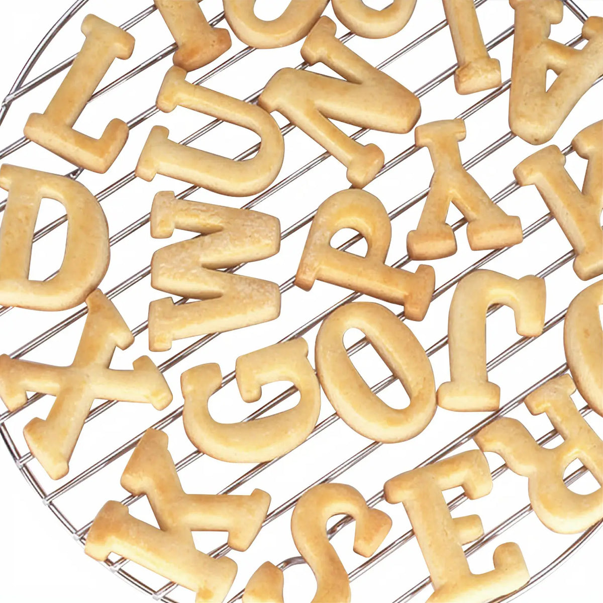 TIGERCROWN Cake Land Styrol Resin Alphabet Cookie Cutter 26 pcs