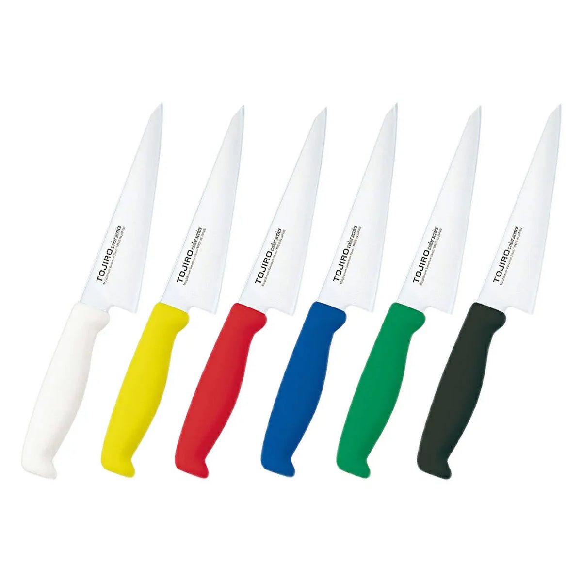 TOJIRO Color MV Honesuki Knife with Elastomer Handle