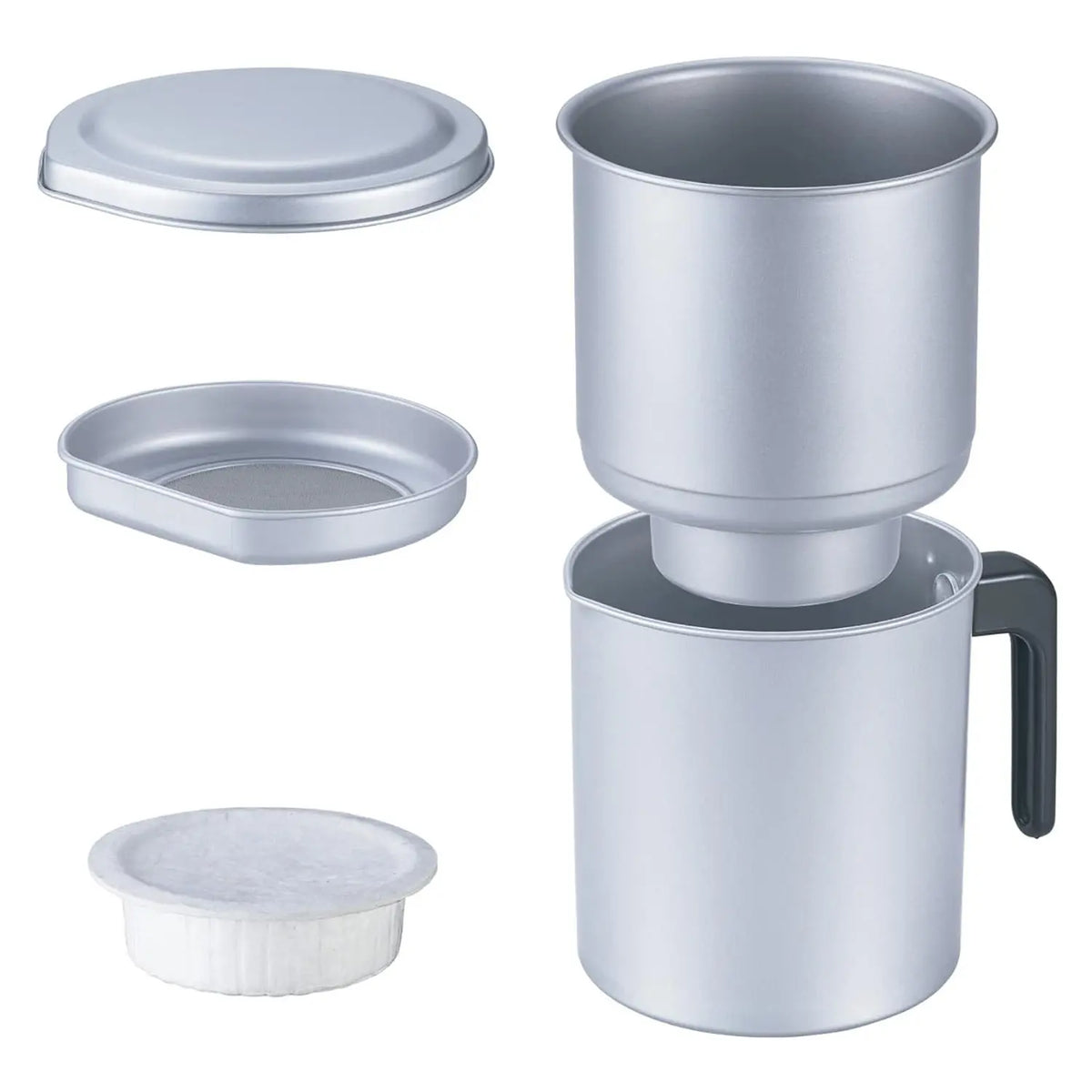 Takehara Steel Oil Filter Pot with Filter Cartridge