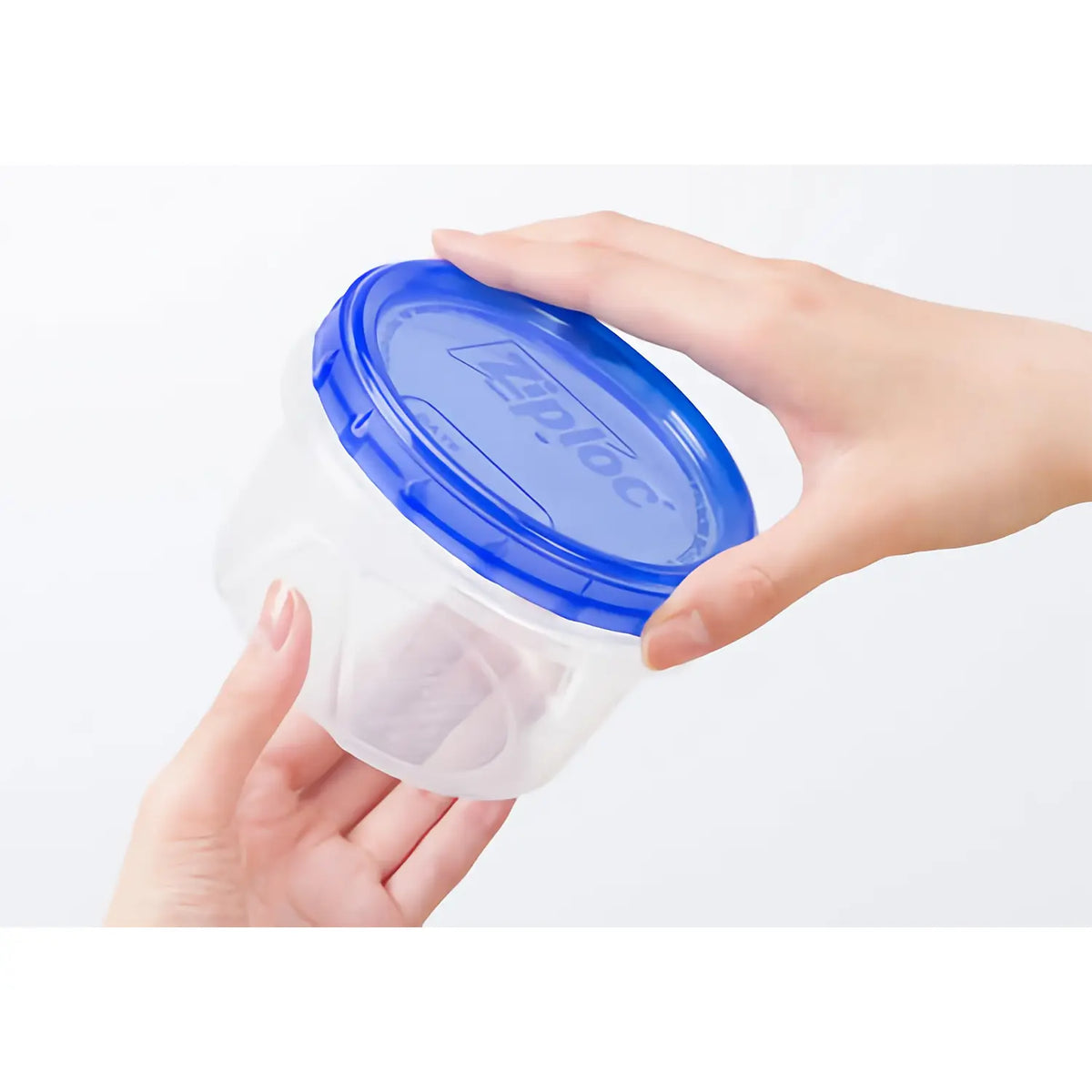 Twist Top Containers Small Food Storage Containers Blue Screw on