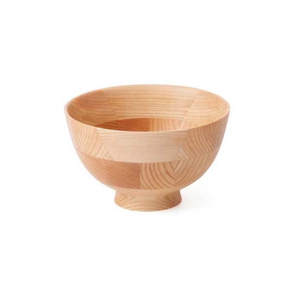 La Luz Hikiyose Wooden Rice Bowl