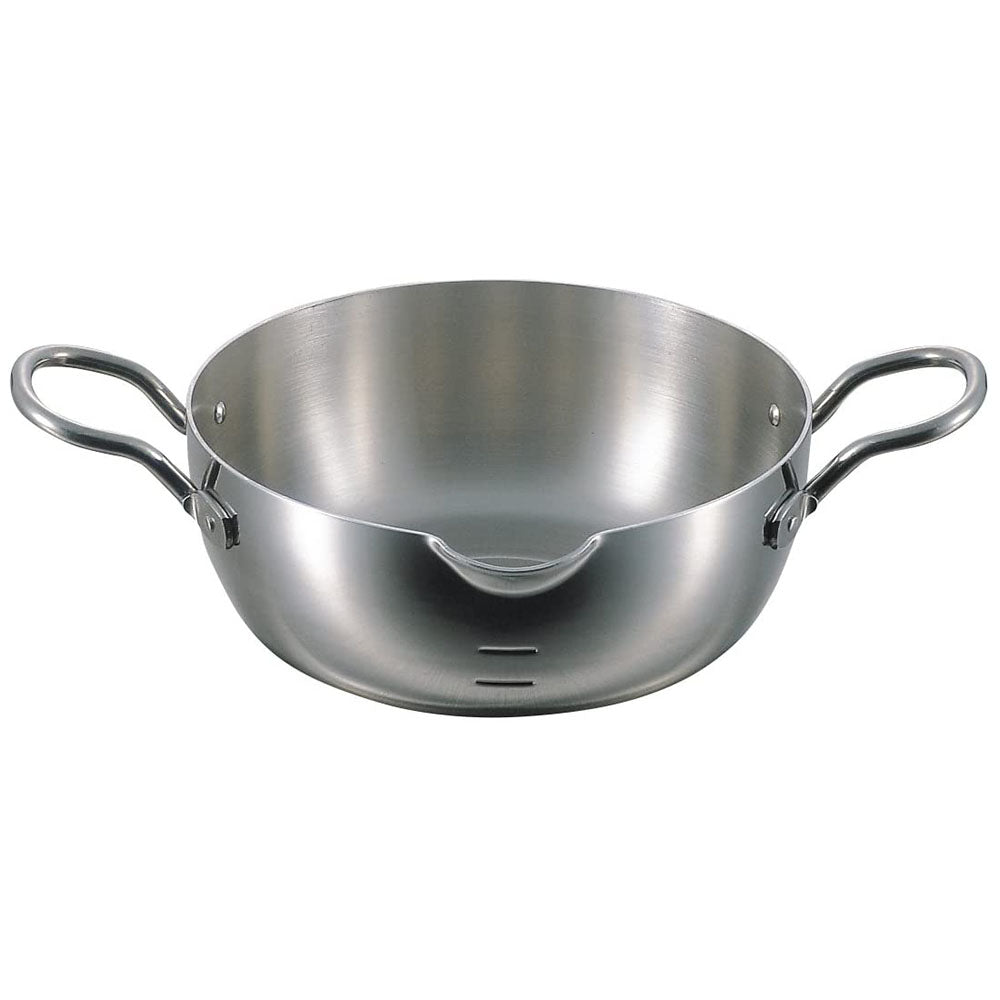 Yamada Hammered Iron Flat Bottom Wok (1.6mm Thickness) - Globalkitchen Japan