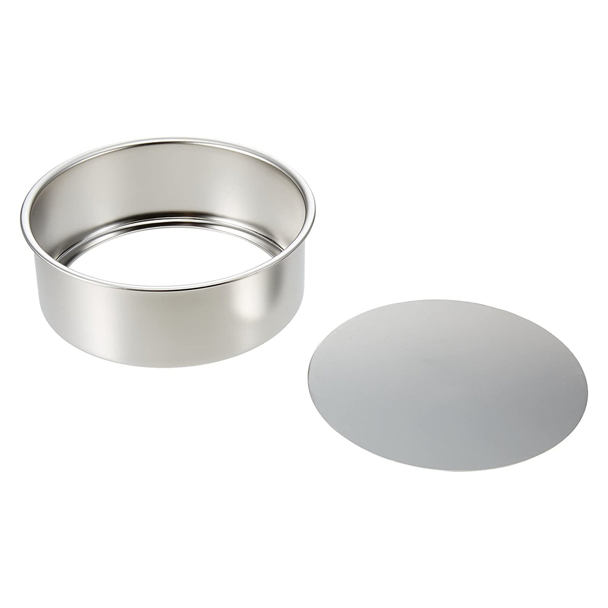 SHIMOTORI Stainless steel Round Cake Pan with Removable Bottom -  Globalkitchen Japan