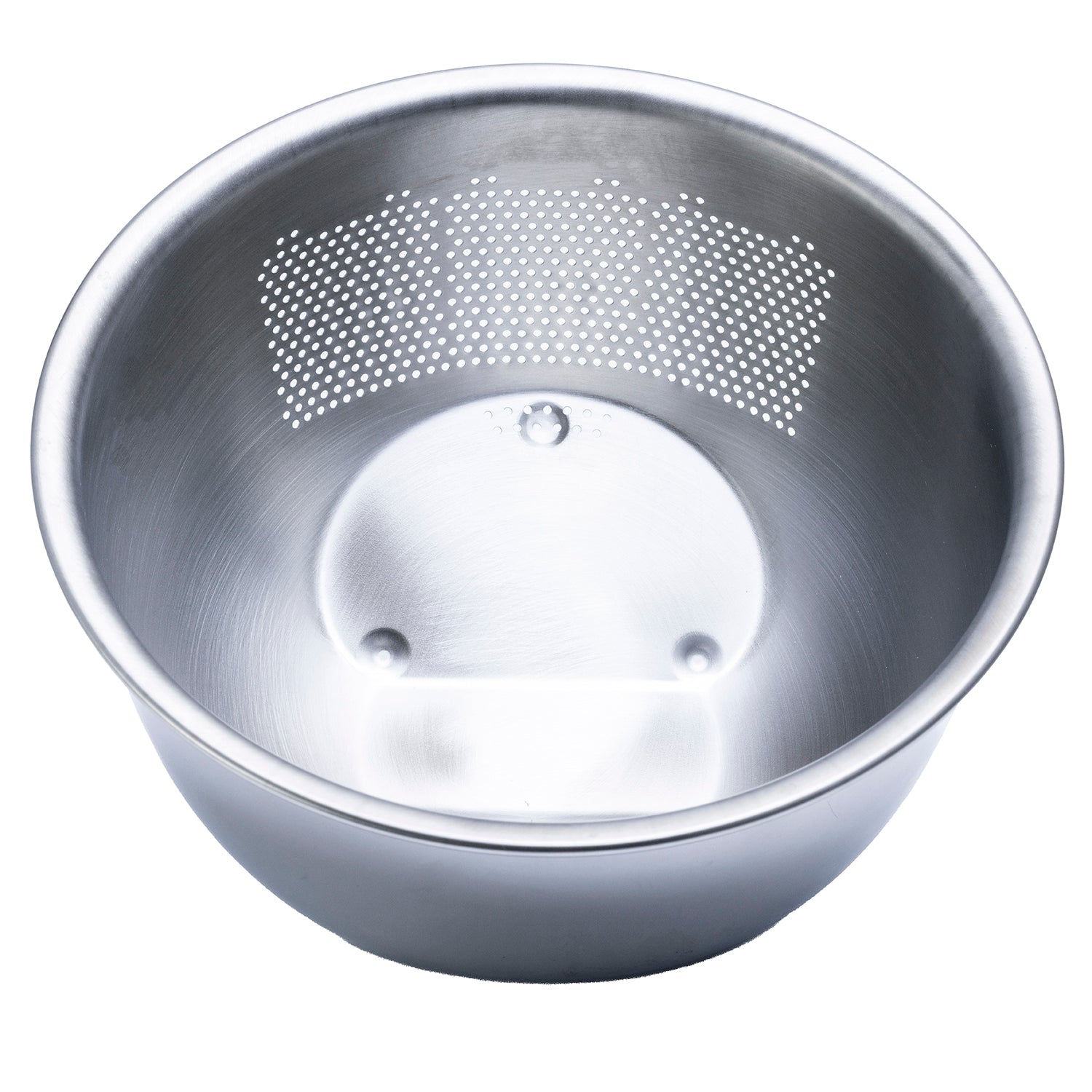 Stainless steel large colander with commercial steel handle for frying,  industrial extra large noodle spoon, filter