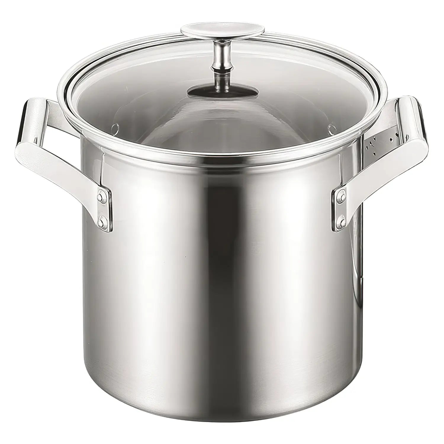 Fujinos 3-Ply Stainless Steel Induction Oyakodon Pan with Lid HSDD