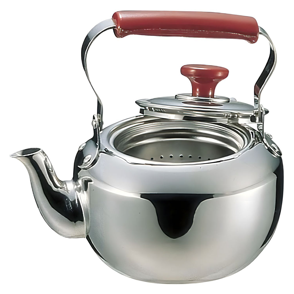 Takei-Kibutsu Stainless Steel Steel Kyusu Teapot 003759 - Globalkitchen  Japan