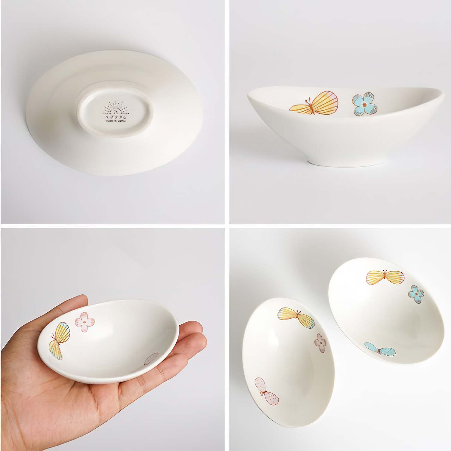 HAREKUTANI Porcelain Butterfly Bowl - Globalkitchen Japan