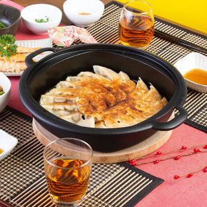 Iwachu Nambu Cast Iron Sukiyaki Pan with Handle - Globalkitchen Japan