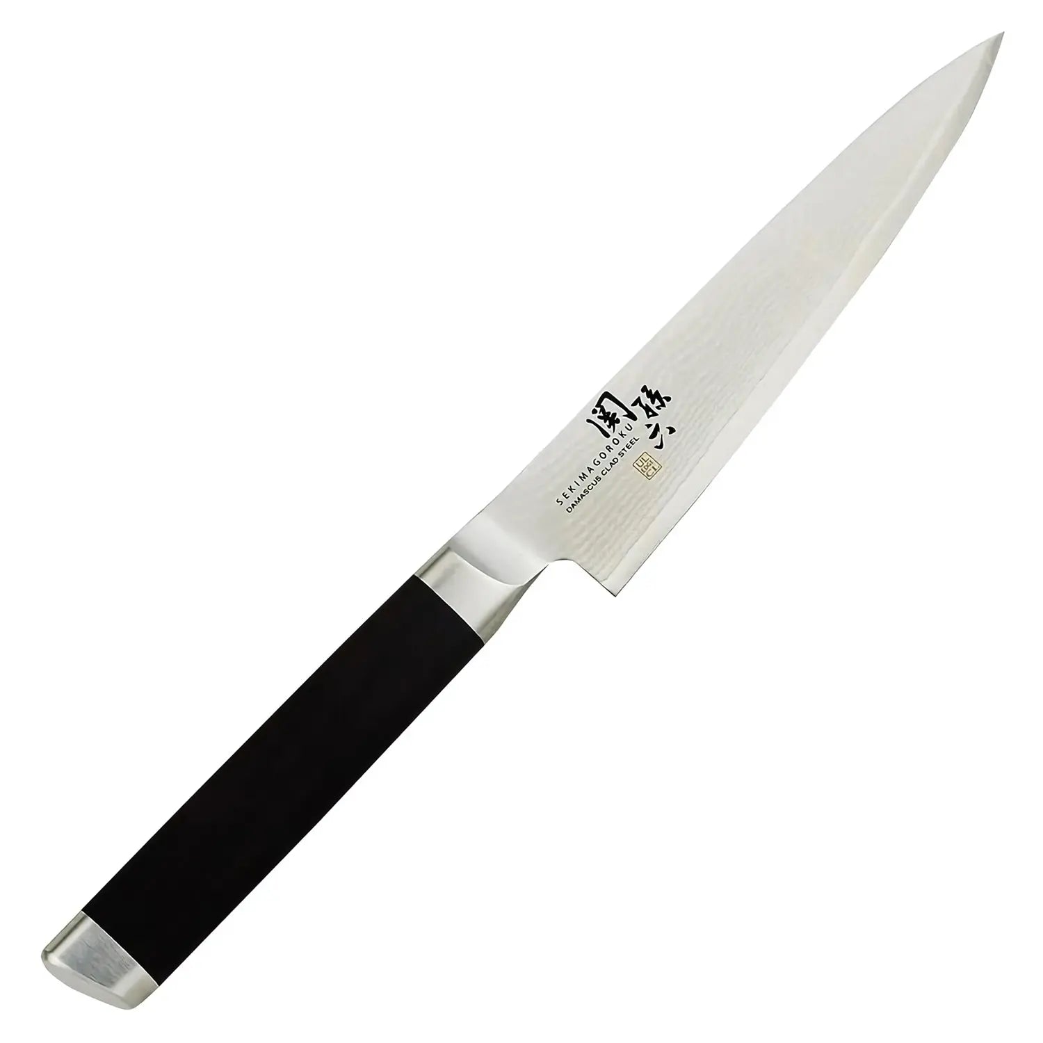 Seki Magoroku Damascus Stainless Steel Petty Knife AE5202 - Globalkitchen  Japan