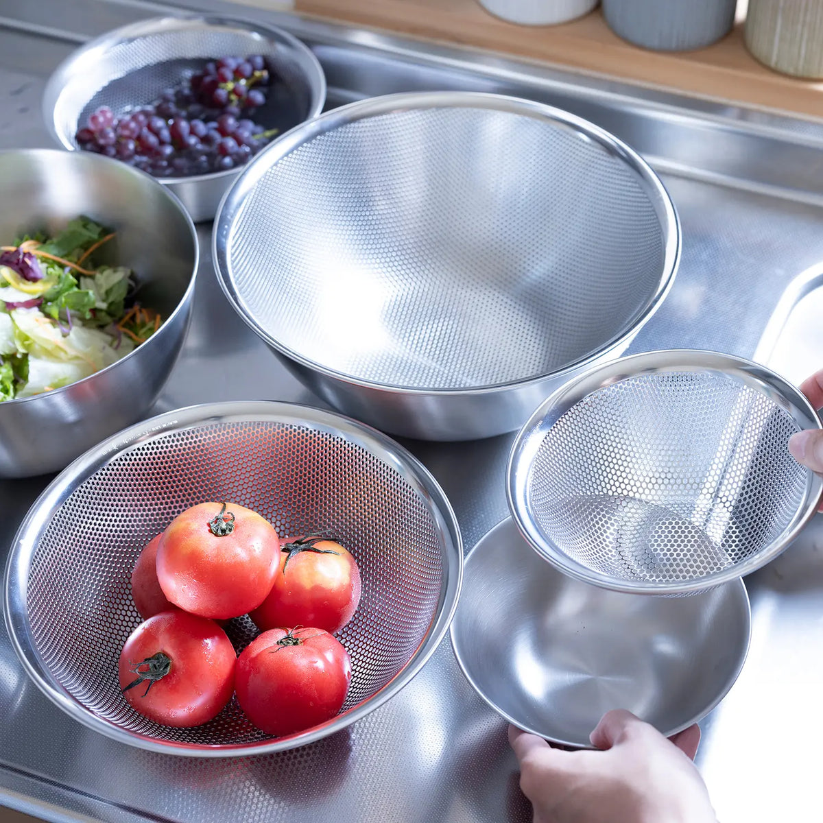 Stainless Steel Mixing Bowls With Lids, Salad Mixing Bowls Set