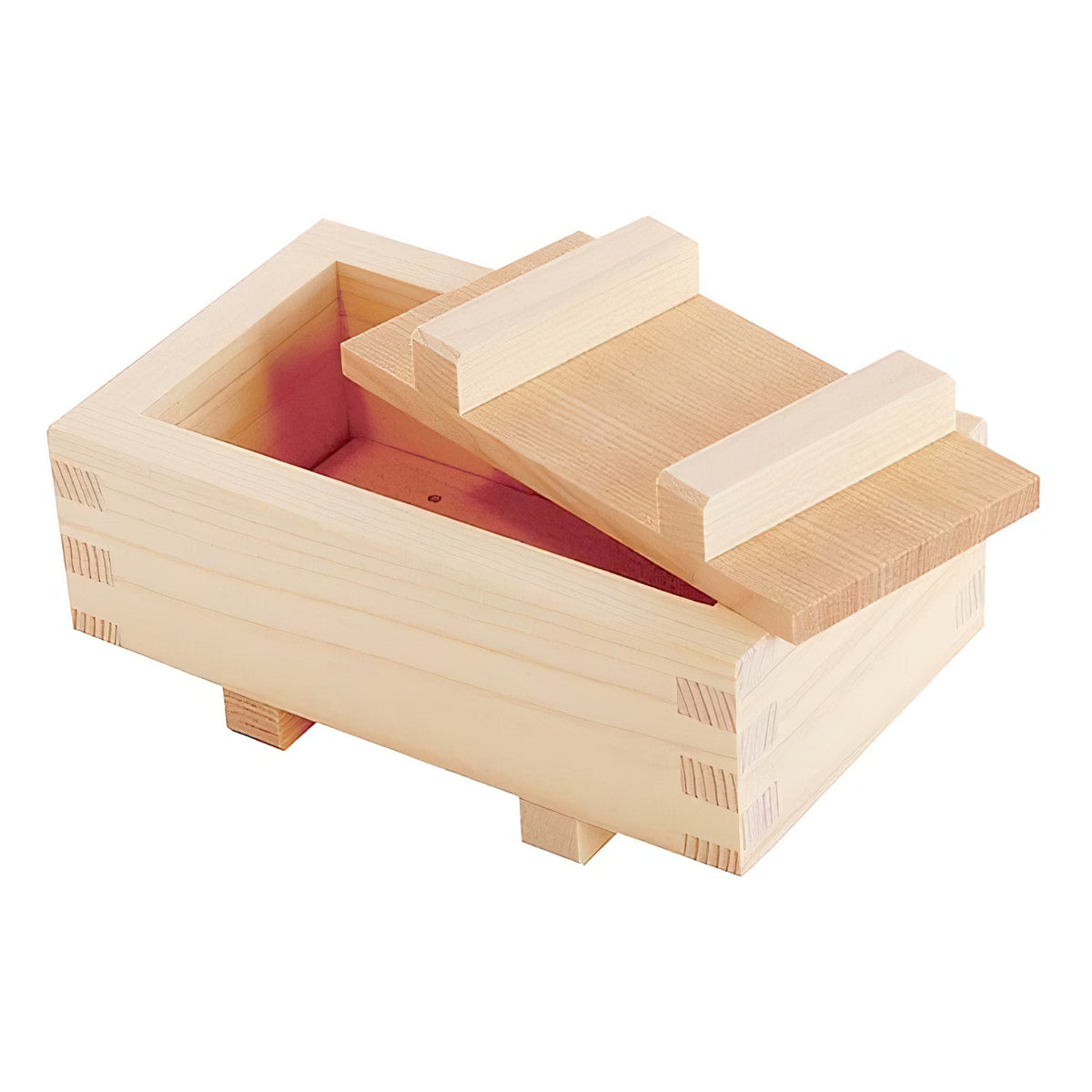 Wood Sushi Press mould, Rectangular Sushi Press Maker Oshizushi mould Box  Sushi Maker Tool DIY Wood Sushi Making Kit Portable Rice mould Box for