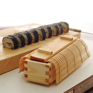 Easy & Clean Sushi Roll Mold Press HINOKI made Bamboo Rolling Mat YAMA –  Myfav Japan Shop (Phoenix International Corporation)