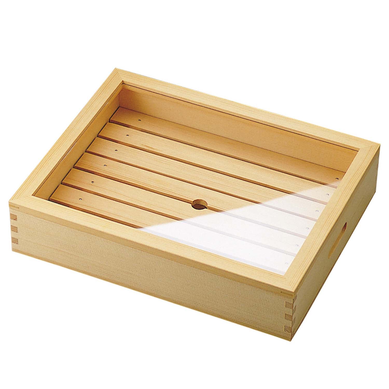 # 1 Sushi Container Base and Lid Wooden Pattern - 600/Case