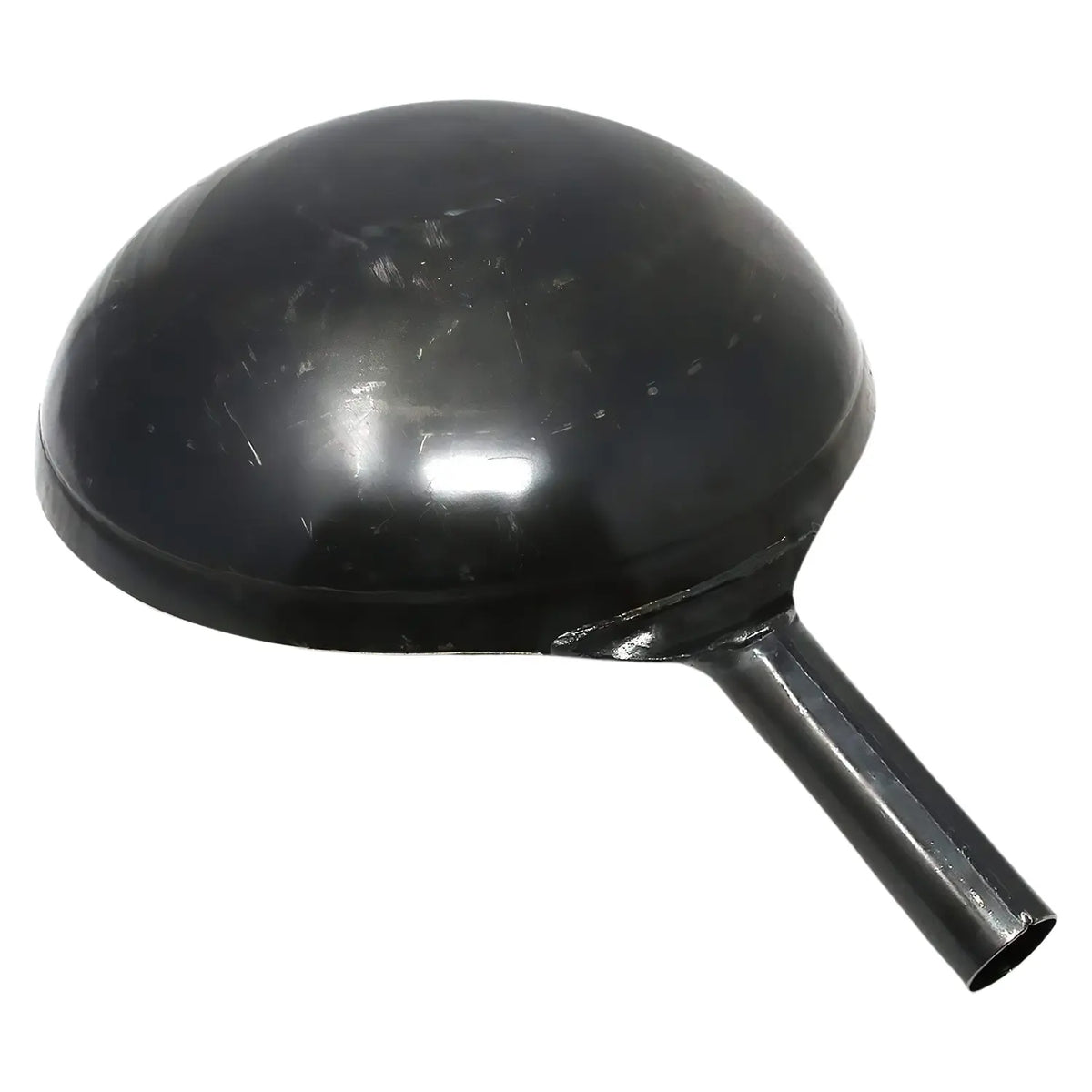 14-inch (36cm) Pre-Seasoned Black Carbon Steel Wok with Round Bottom