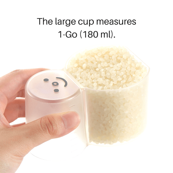Akebono Snowman Double-Sided Rice Measuring Cup 0.5-Go & 1-Go