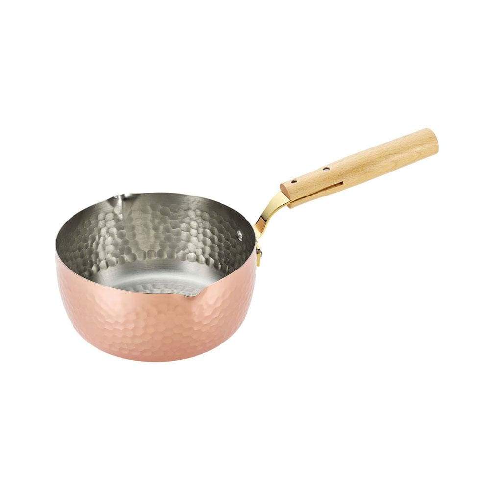 TIKUSAN Saucepan, Stainless Steel Milk Pan Made in Japan, Measuring Pan  Sauce with Heatproof Handle, Chocolate Melting Cheese Baking Pot for Stove  Top