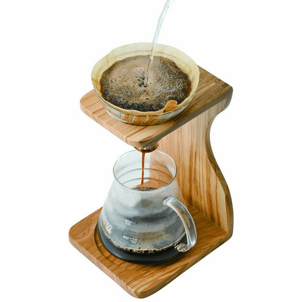 Artisan Wood Coffee Strainer Puerto Rico Flag Coffee Strainer 
