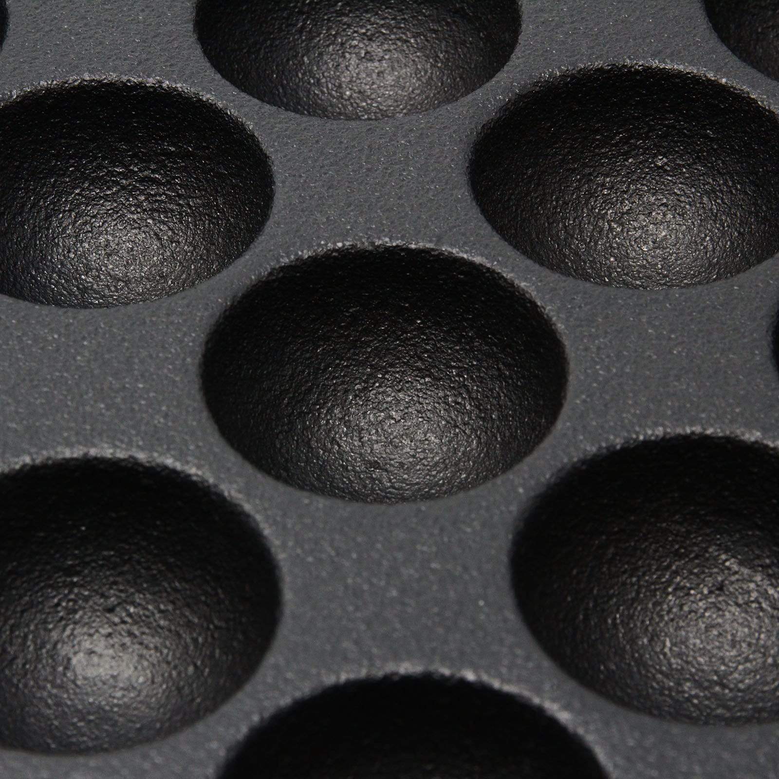 Seieido Cast Iron 16-Ball Takoyaki Pan - Globalkitchen Japan