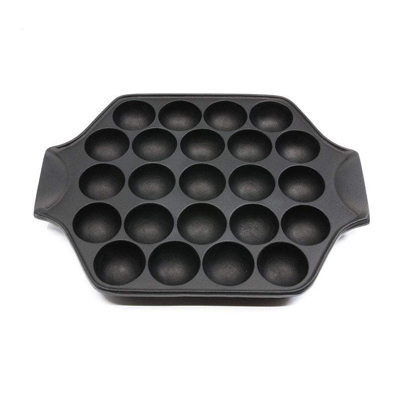 Iwachu Nambu Cast Iron 23-Ball Takoyaki Pan - Globalkitchen Japan