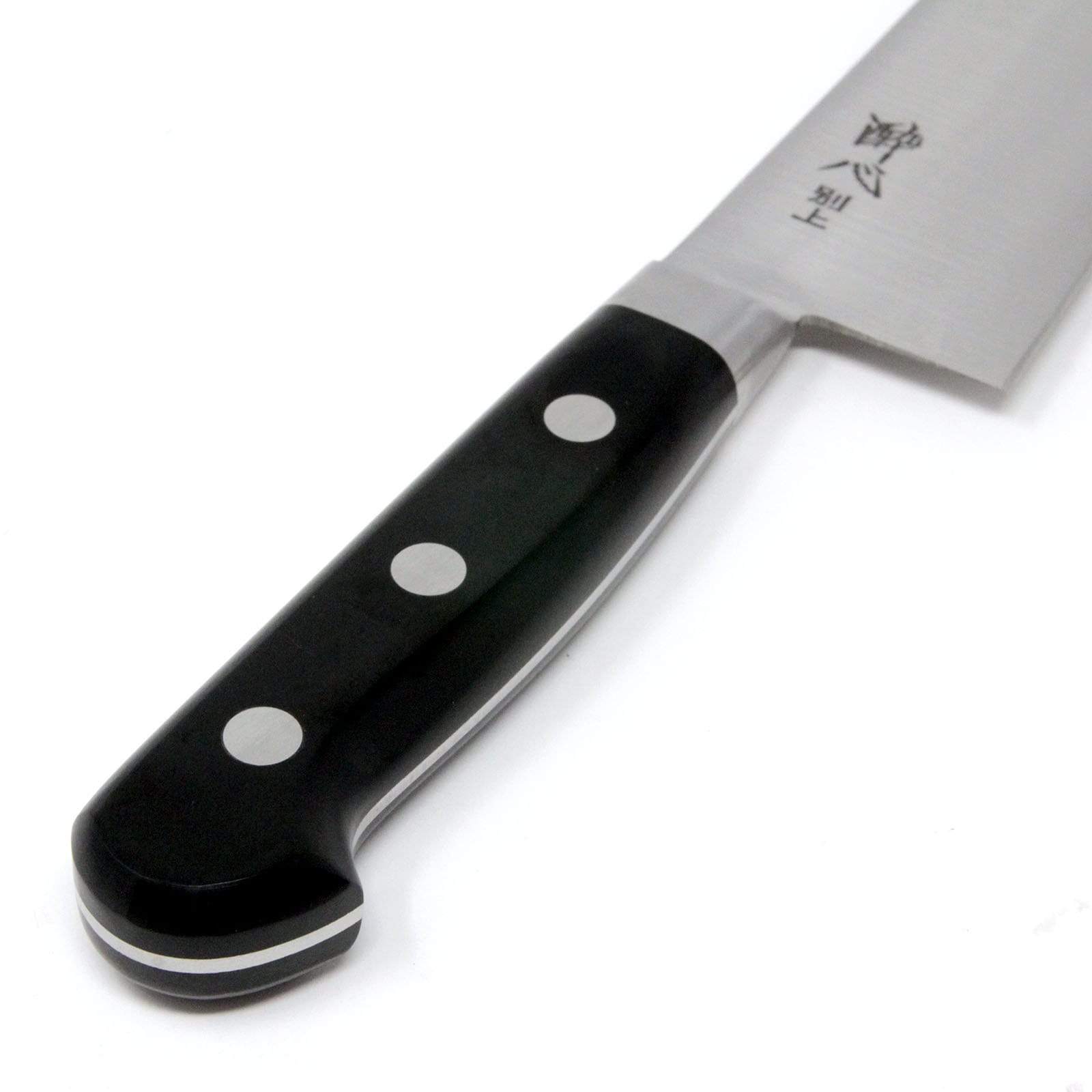 Jikko Nihonko Japanese Carbon Steel Santoku Knife - Globalkitchen Japan