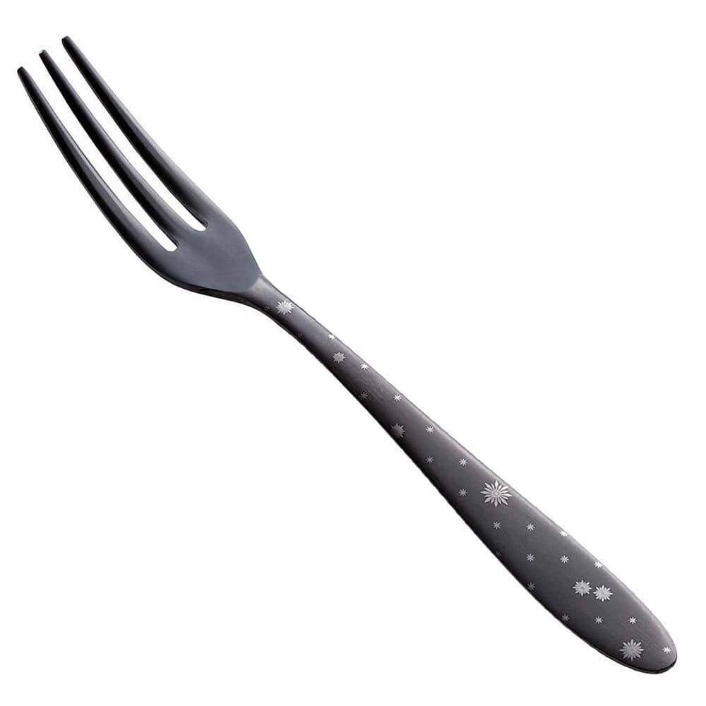 Todai Rikyu Black Crystal Pattern Cocktail Fork - Globalkitchen Japan