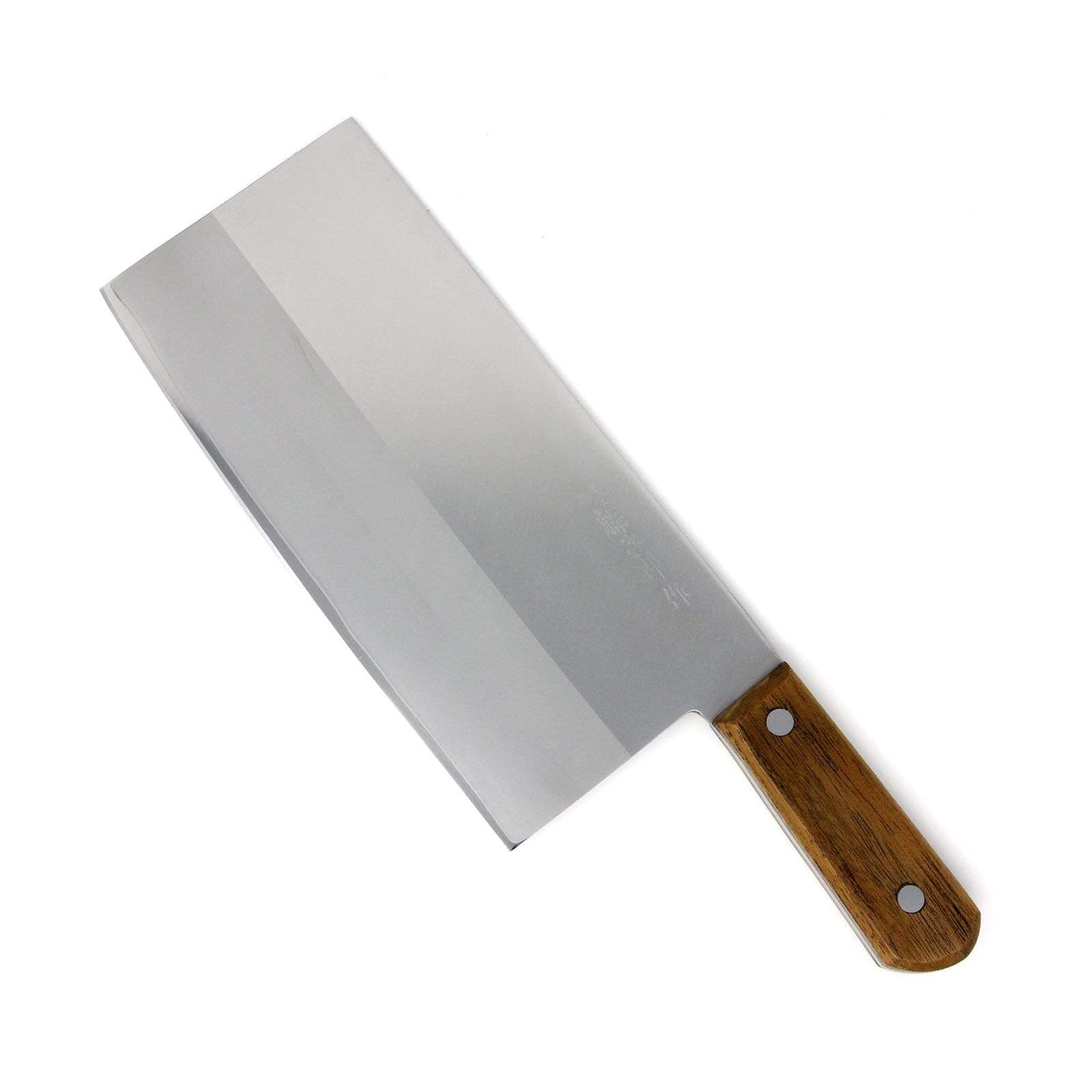 HONMAMON Chinese Cleaver 220mm(abt 8.7 Inch) Mono-Steel, Double Bevel –  Honmamon-Japan