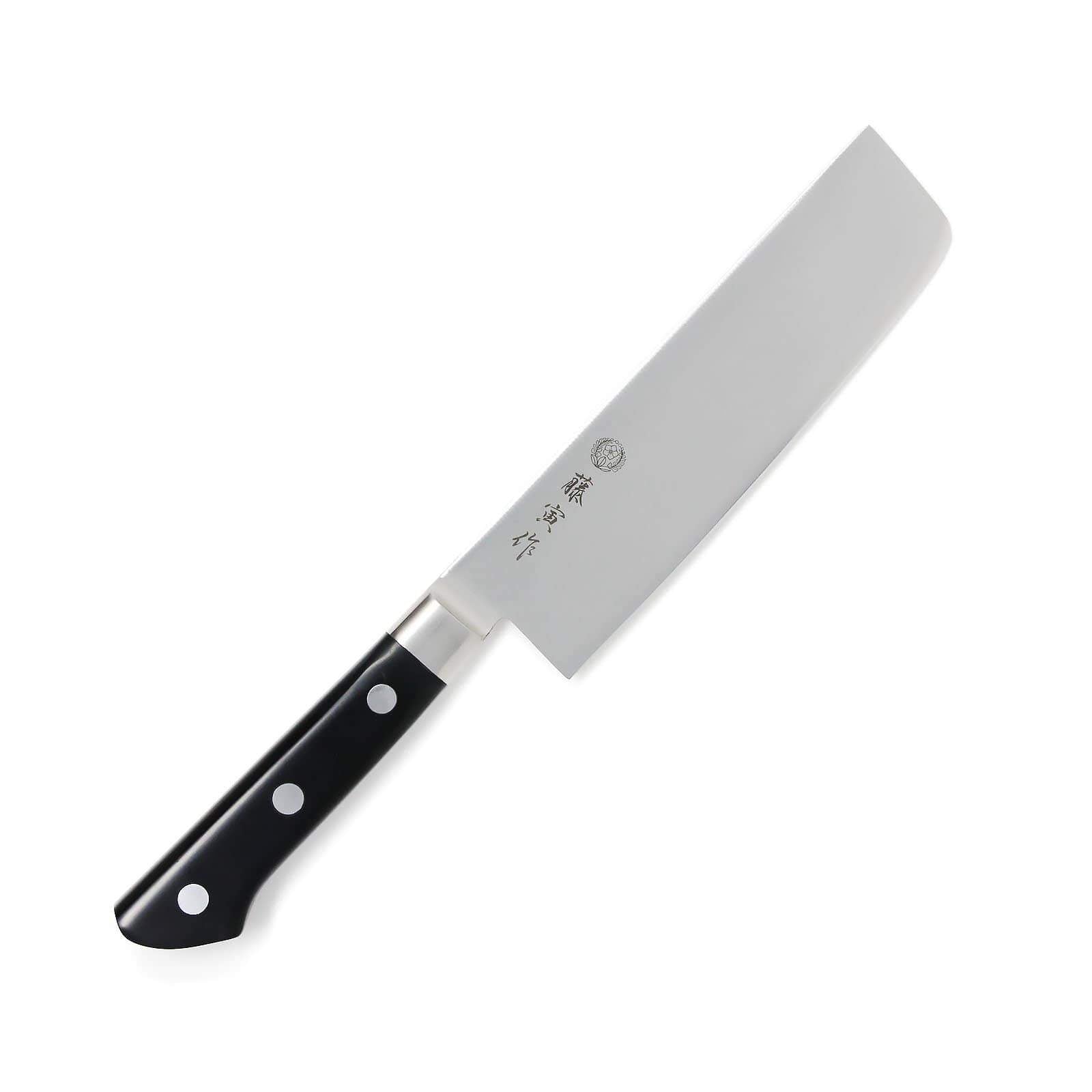 TOJIRO Fujitora DP 3-Layer Nakiri Knife 165mm FU-502 - Globalkitchen Japan