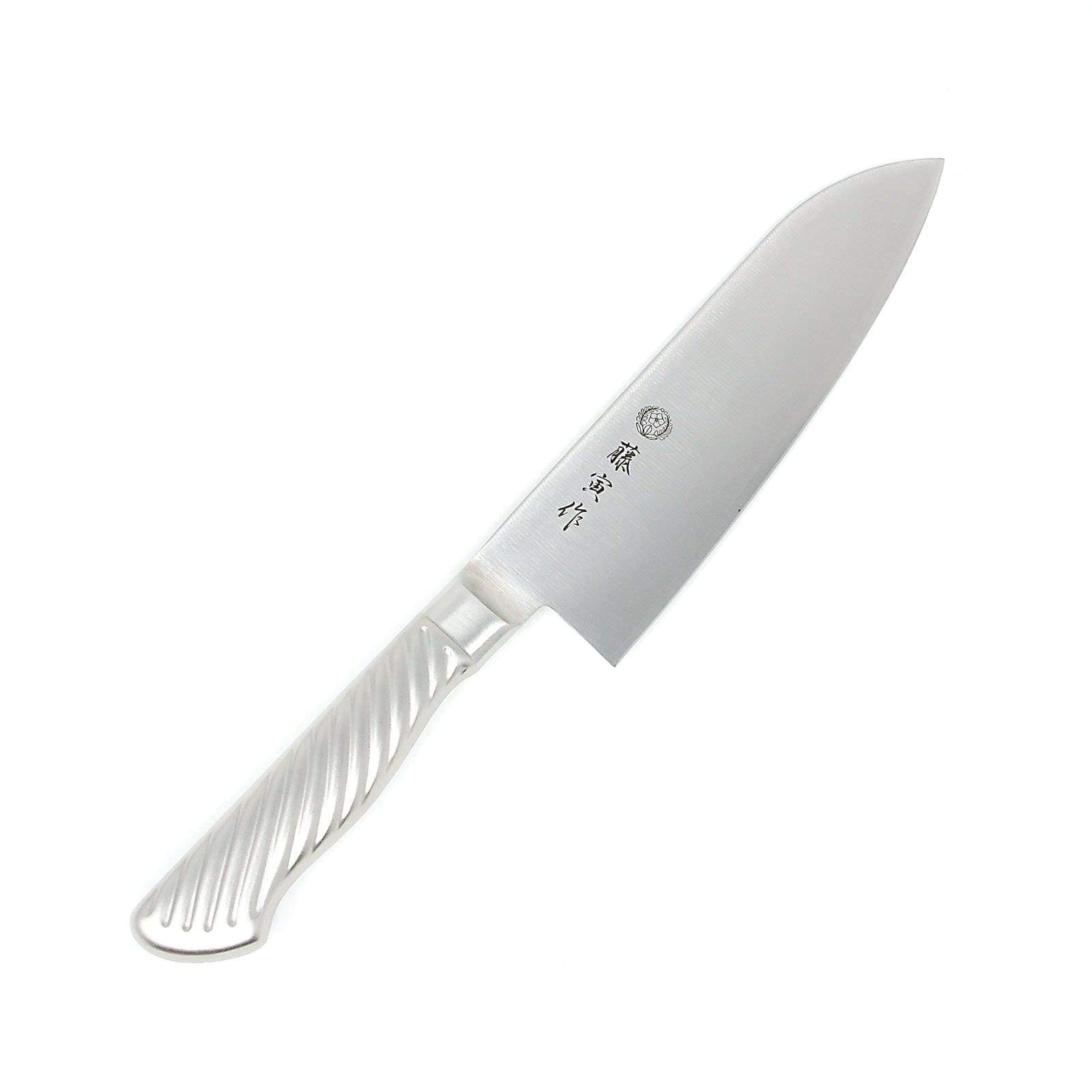 Jikko Nihonko Japanese Carbon Steel Santoku Knife - Globalkitchen Japan