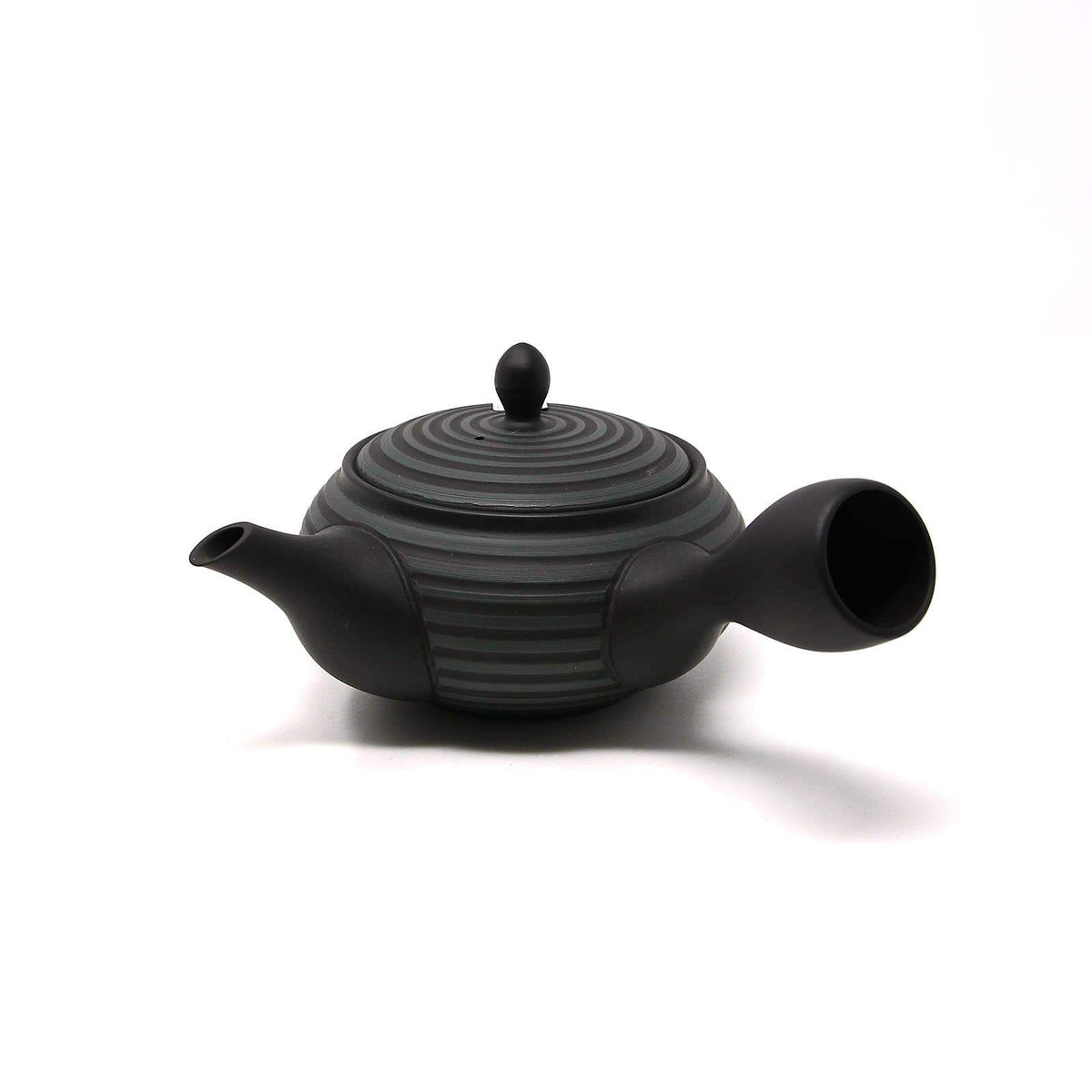 Tokoname Kyusu Teapot with Integrated Ceramic Sieve (Kuro Sendan) 280ml Teapots