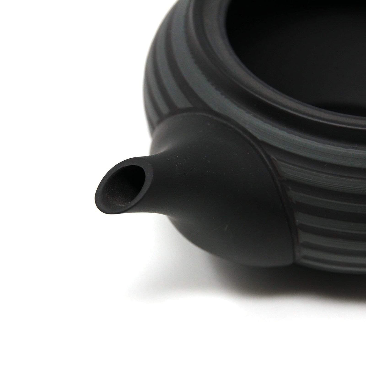 Tokoname Kyusu Teapot with Integrated Ceramic Sieve (Kuro Sendan) 280ml Teapots